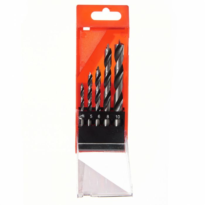Набір свердел по дереву 5 шт. 4–10 мм Vitals