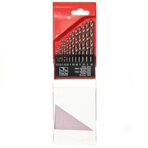 Набір свердел по металу HSS 4341 13 шт. 1.5–6.5 мм Vitals Master