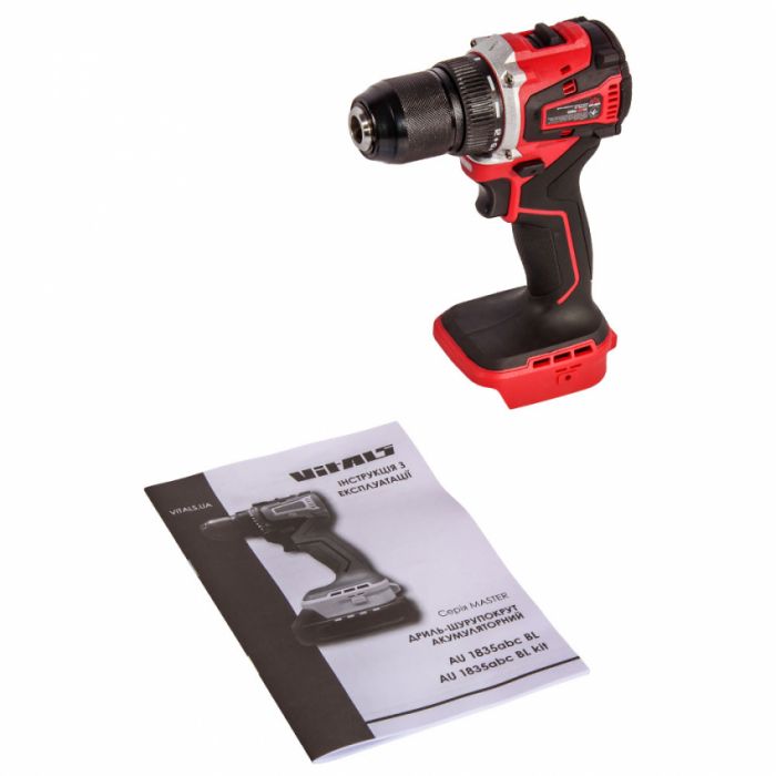 Дриль-шурупокрут акумуляторний Vitals Master AU 1835abc BL