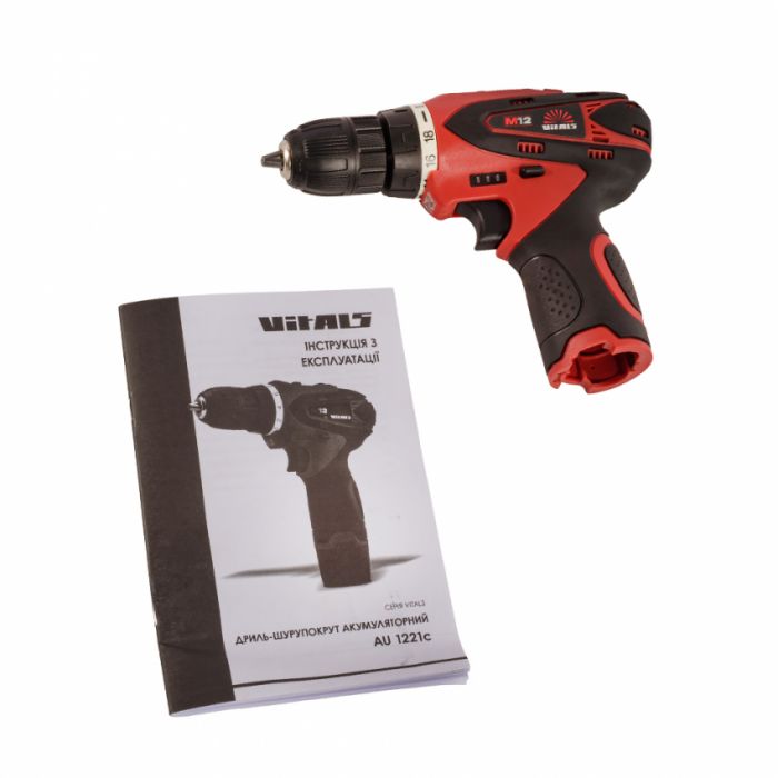 Дриль-шуруповерт акумуляторний Vitals AU 1221c