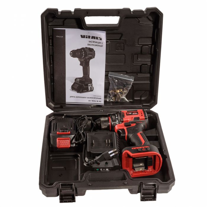 Дриль-шуруповерт акумуляторний Vitals Master AU 1832c BL Kit