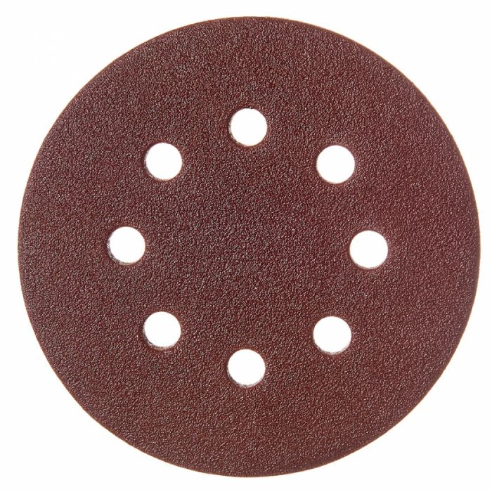 Круг шліфувальний самозачіпний Vitals 125 мм 8 отв з. 100, 5 шт.