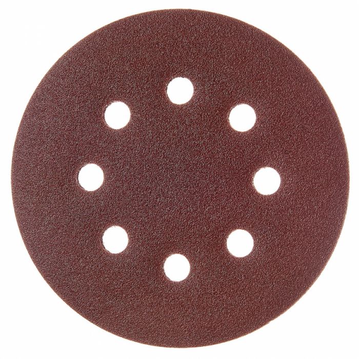 Круг шліфувальний самозачіпний Vitals 125 мм 8 отв з. 120, 5 шт.