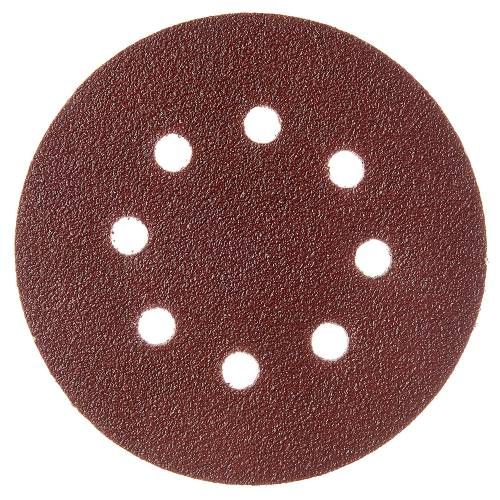 Круг шліфувальний самозачіпний Vitals 125 мм 8 отв з. 40, 5 шт.