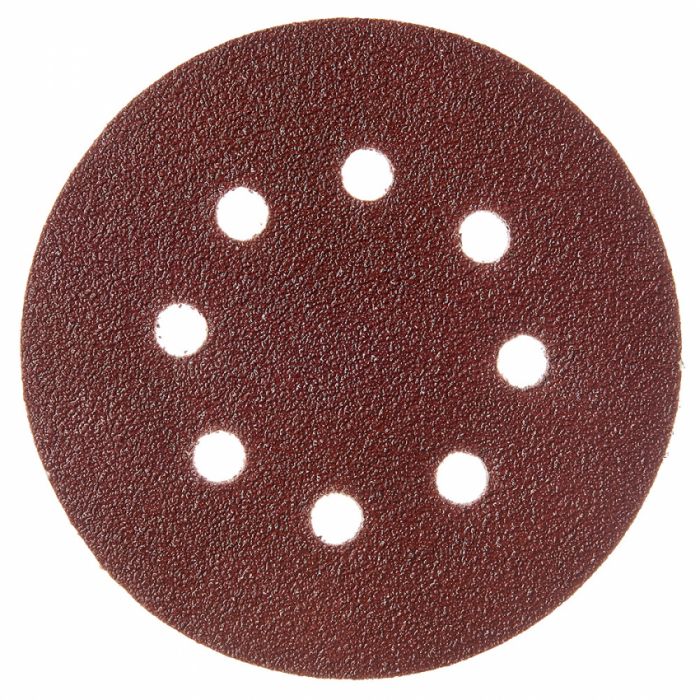 Круг шліфувальний самозачіпний Vitals 125 мм 8 отв з. 40, 5 шт.