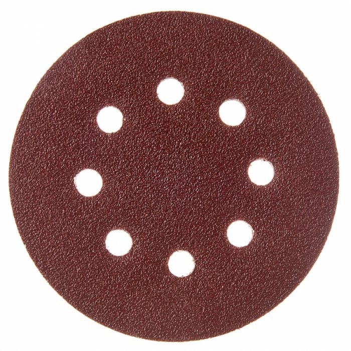 Круг шліфувальний самозачіпний Vitals 125 мм 8 отв з. 60, 5 шт.