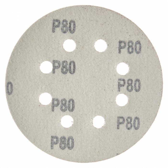 Круг шліфувальний самозачіпний Vitals 125 мм 8 отв з. 80, 5 шт.