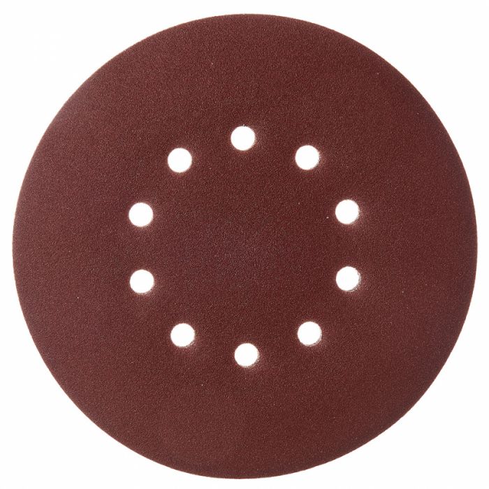 Круг шліфувальний самозачіпний Vitals 225 мм 10 отв з. 120, 5 шт.