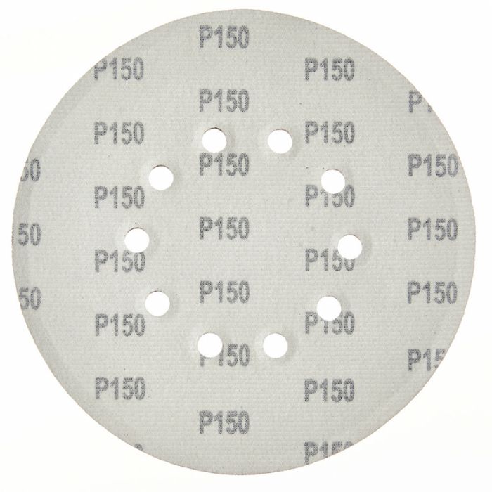 Круг шліфувальний самозачіпний Vitals 225 мм 10 отв з. 150, 5 шт.