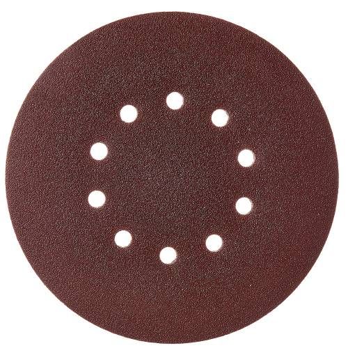 Круг шліфувальний самозачіпний Vitals 225 мм 10 отв з. 60, 5 шт.