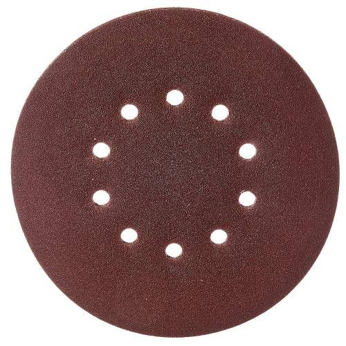 Круг шліфувальний самозачіпний Vitals 225 мм 10 отв з. 80, 5 шт.