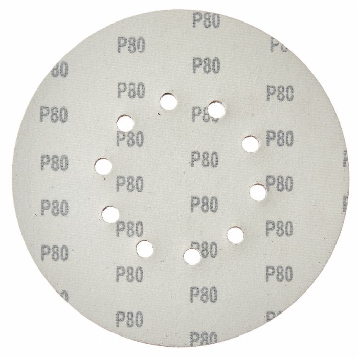 Круг шліфувальний самозачіпний Vitals 225 мм 10 отв з. 80, 5 шт.