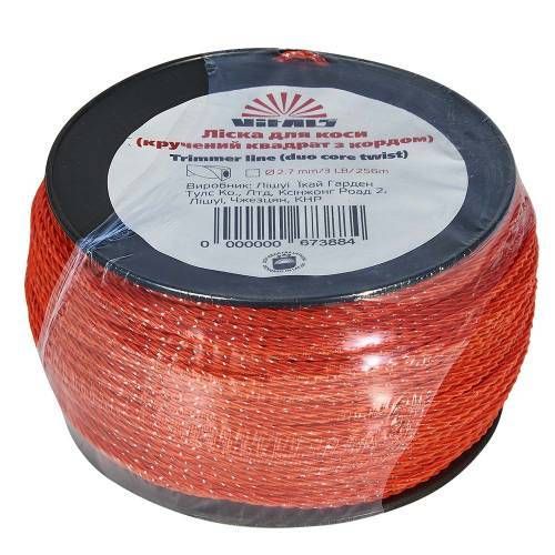Лісочка для тримерів у бухті Vitals (кручений квадрат з кордом) 2.7mm*3LB (256 м.) Лісочка для тримерів у бухті Vitals (кручений квадрат з кордом) 2.7mm*3LB (256 м.)