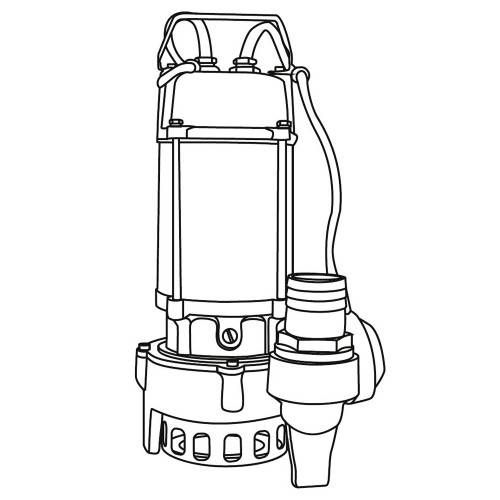 Насос заглибний дренажно-фекальний Vitals aqua KS 1620f PRO