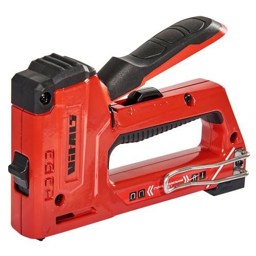 Степлер будівельний ресорний 4 в 1 Vitals Master Степлер будівельний ресорний 4 в 1 Vitals Master